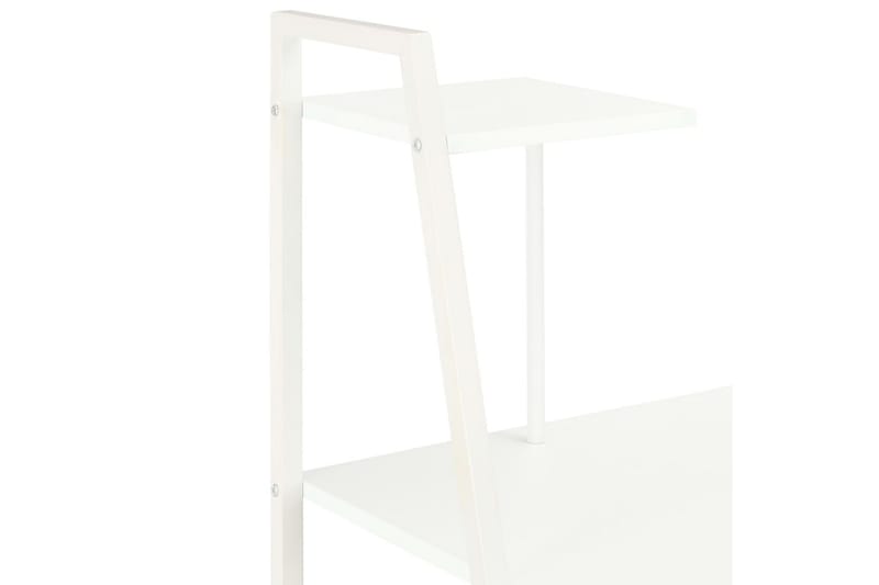 Skrivbord med hyllenhet vit 102x50x117 cm - Vit - Möbler - Hemmakontor - Skrivbord