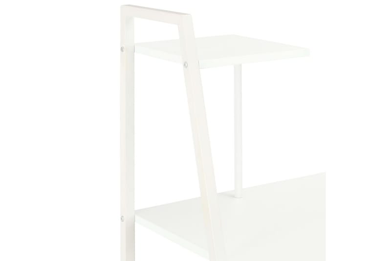 Skrivbord med hyllenhet vit 102x50x117 cm - Vit - Skrivbord - Bord