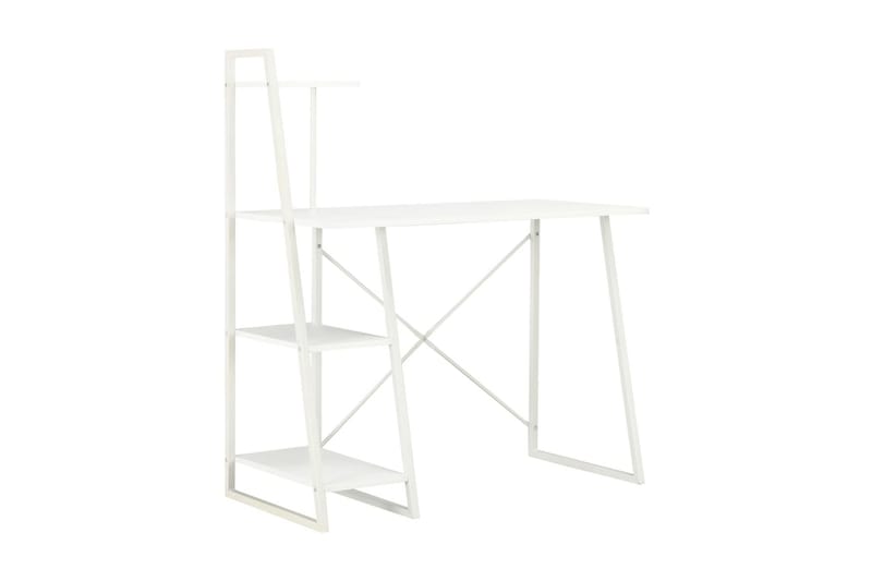 Skrivbord med hyllenhet vit 102x50x117 cm - Vit - Möbler - Hemmakontor - Skrivbord