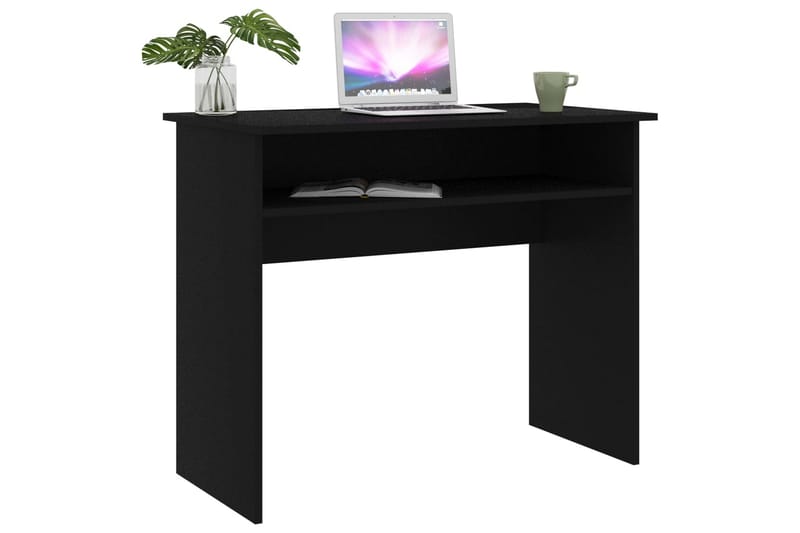 Skrivbord skrivbord 90x50x74 cm spånskiva - Svart - Möbler - Hemmakontor - Skrivbord
