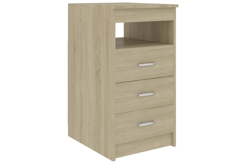 Skrivbord sonoma-ek 140x50x76 cm spånskiva - Brun - Möbler - Hemmakontor - Skrivbord