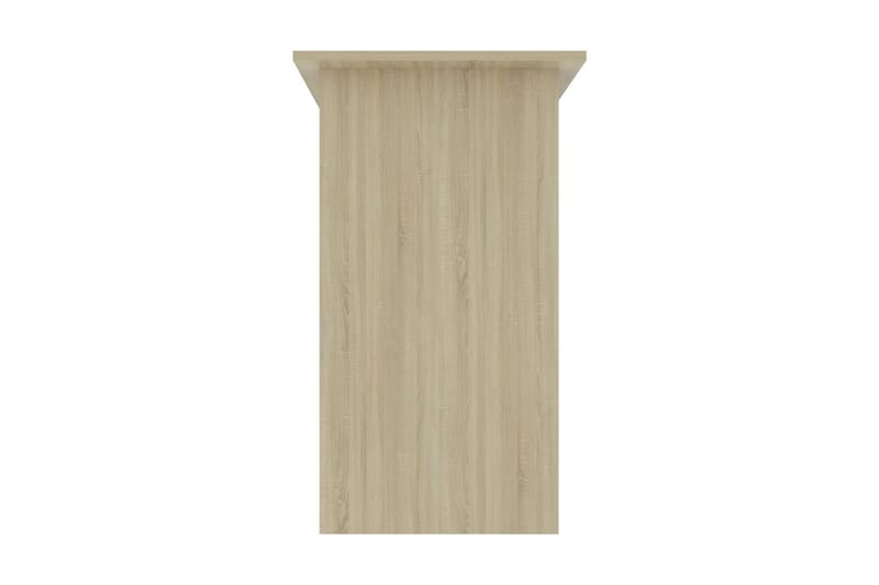 Skrivbord sonoma-ek 80x45x74 cm spånskiva - Brun - Möbler - Hemmakontor - Skrivbord