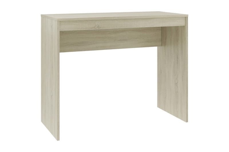 Skrivbord sonoma-ek 90x40x72 cm spånskiva - Brun - Möbler - Hemmakontor - Skrivbord