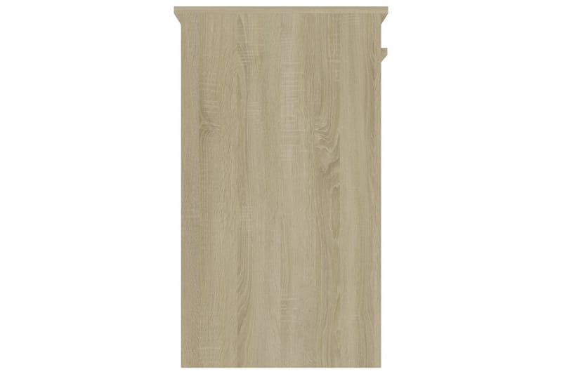 Skrivbord sonoma-ek 90x45x76 cm spånskiva - Brun - Möbler - Hemmakontor - Skrivbord
