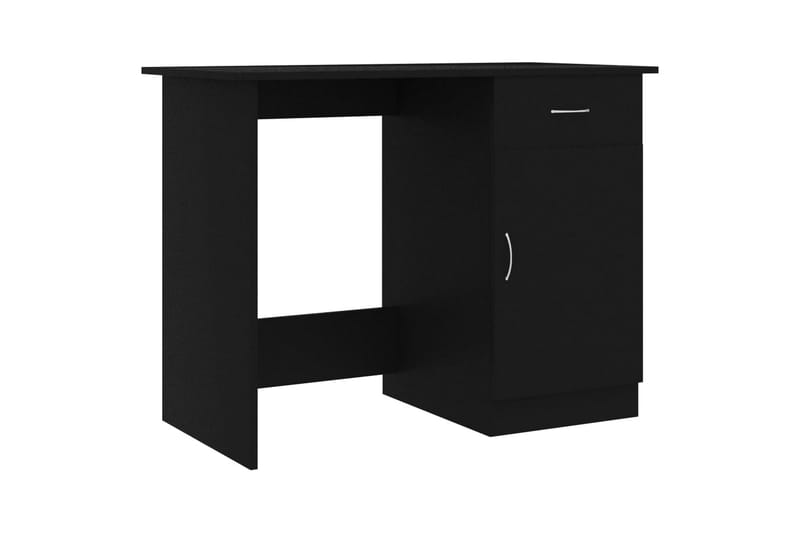 Skrivbord svart 100x50x76 cm spånskiva - Svart - Möbler - Hemmakontor - Skrivbord