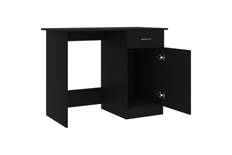 Skrivbord svart 100x50x76 cm spånskiva - Svart - Möbler - Hemmakontor - Skrivbord