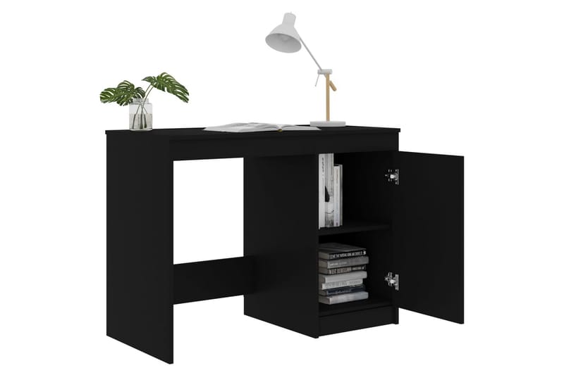 Skrivbord svart 100x50x76 cm spånskiva - Svart - Möbler - Hemmakontor - Skrivbord