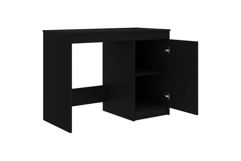Skrivbord svart 140x50x76 cm spånskiva - Svart - Möbler - Hemmakontor - Skrivbord
