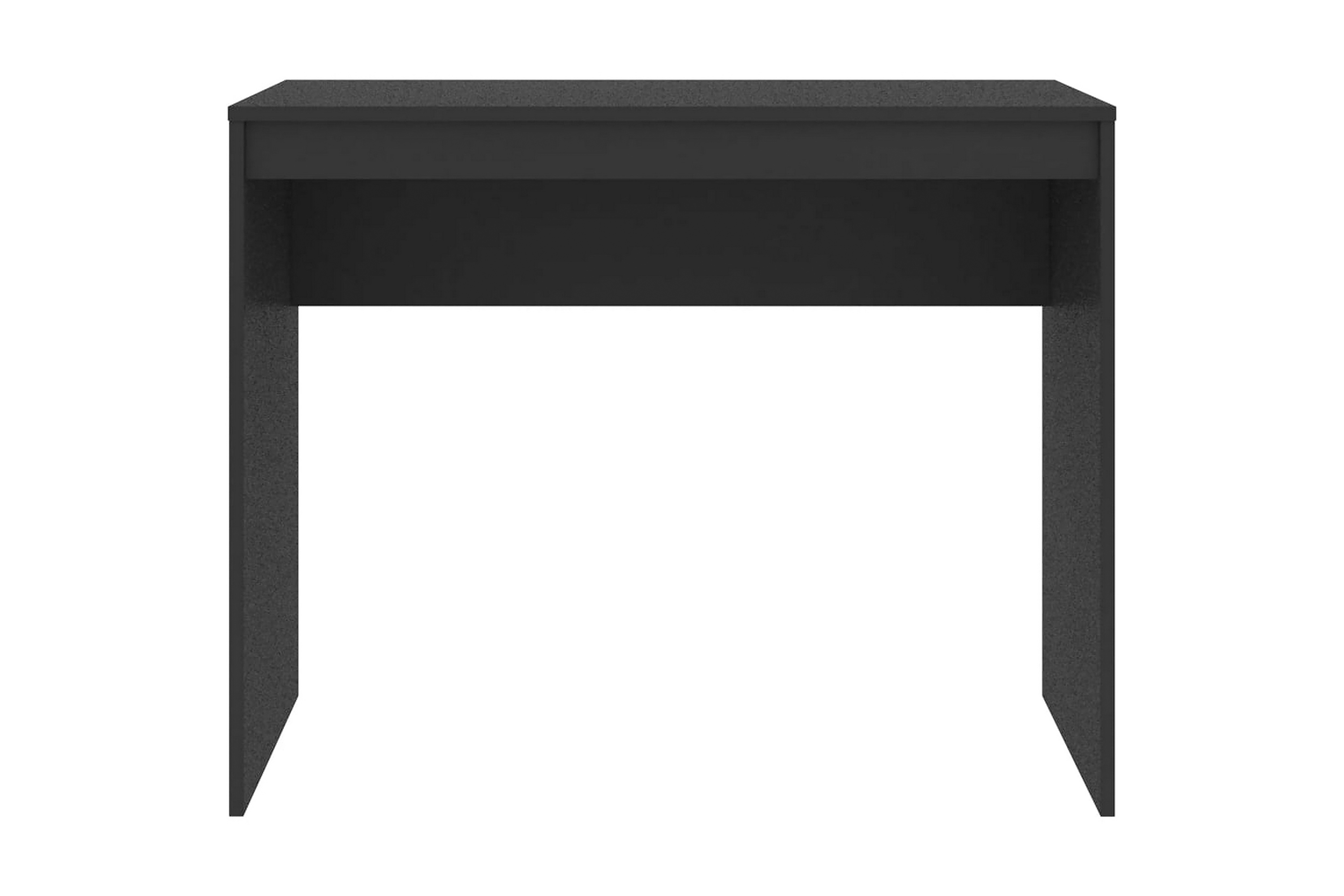 Skrivbord svart 90x40x72 cm spånskiva – Svart