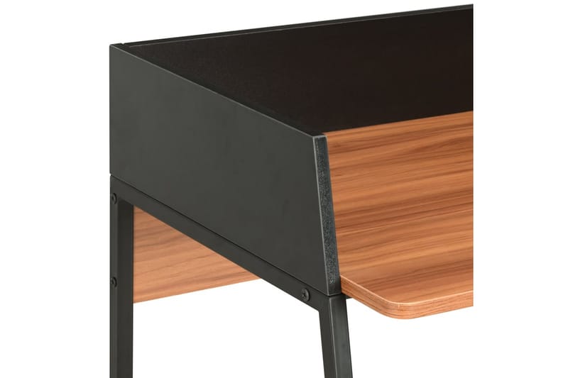 Skrivbord svart och brun 90x60x88 cm - Svart - Möbler - Hemmakontor - Skrivbord