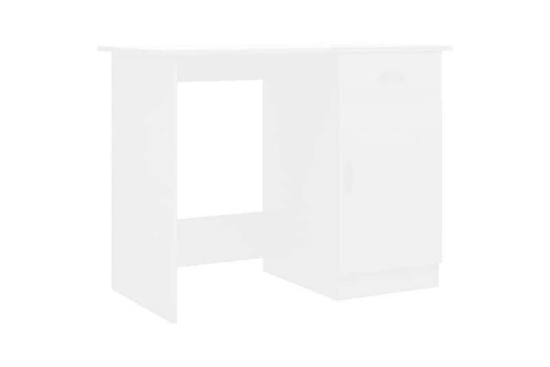 Skrivbord vit 100x50x76 cm spånskiva - Vit - Möbler - Hemmakontor - Skrivbord