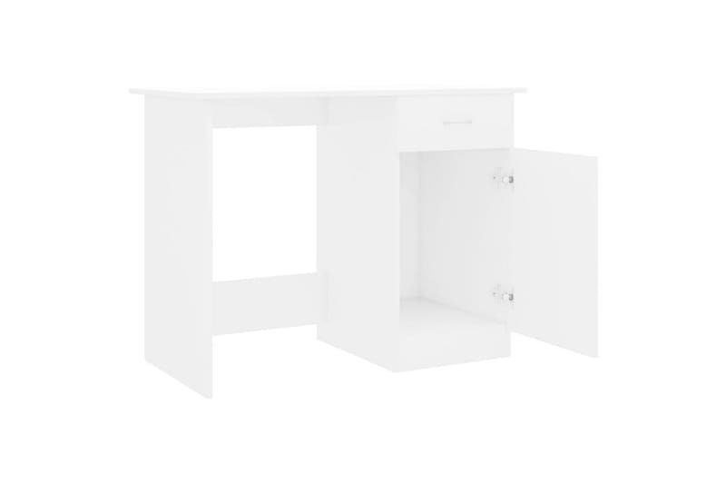 Skrivbord vit 100x50x76 cm spånskiva - Vit - Möbler - Hemmakontor - Skrivbord