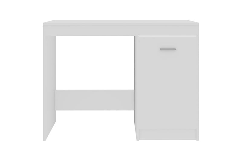 Skrivbord vit 100x50x76 cm spånskiva - Vit - Skrivbord - Bord