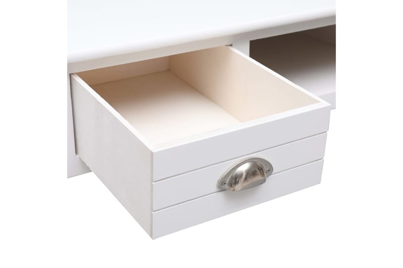 Skrivbord vit 110x45x76 cm trä - Vit - Skrivbord - Bord