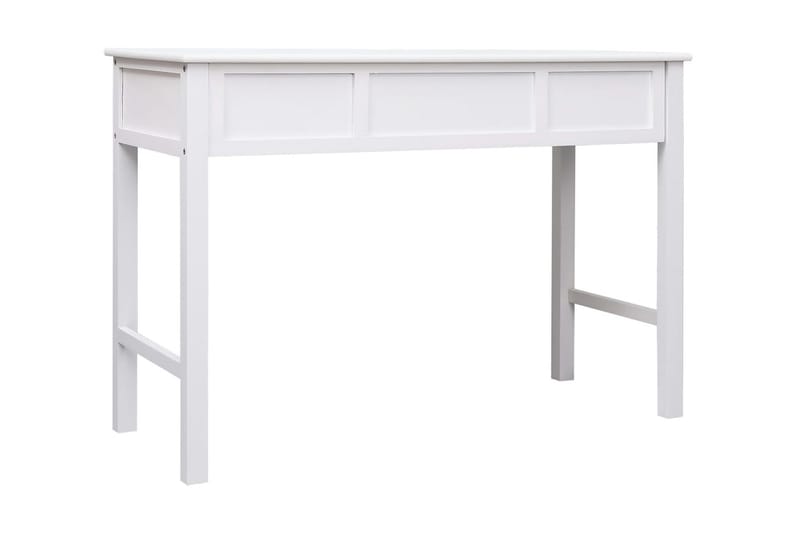 Skrivbord vit 110x45x76 cm trä - Vit - Skrivbord - Bord