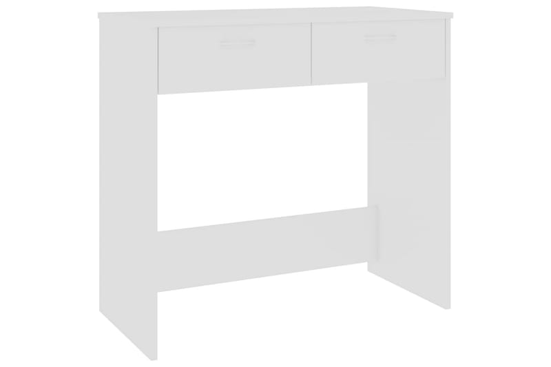 Skrivbord vit 80x40x75 cm spånskiva - Vit - Möbler - Hemmakontor - Skrivbord