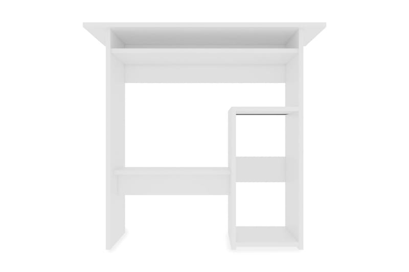 Skrivbord vit 80x45x74 cm spånskiva - Vit - Skrivbord - Bord