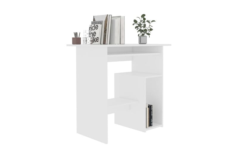 Skrivbord vit 80x45x74 cm spånskiva - Vit - Möbler - Hemmakontor - Skrivbord