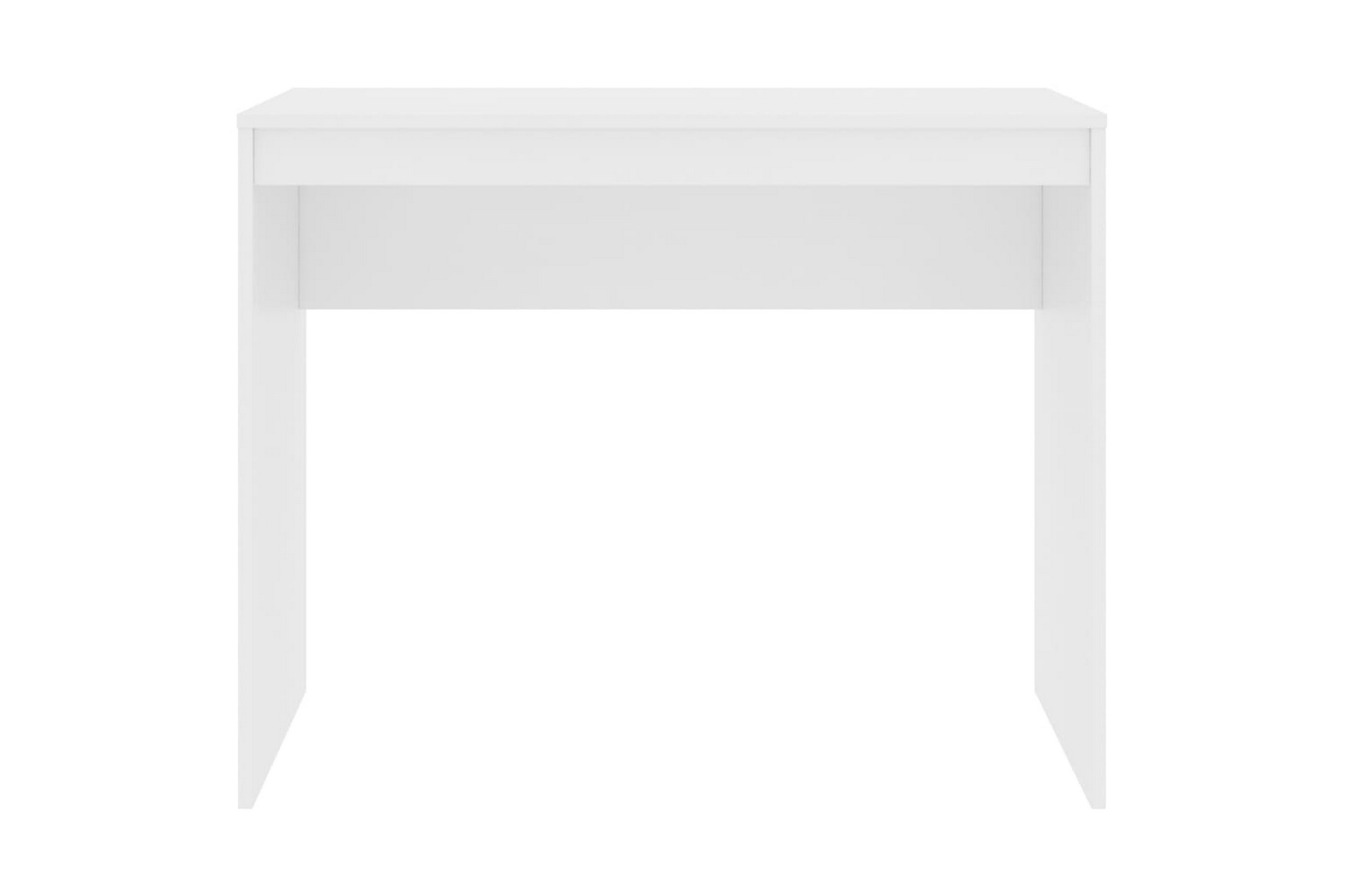 Skrivbord vit 90x40x72 cm spånskiva – Vit