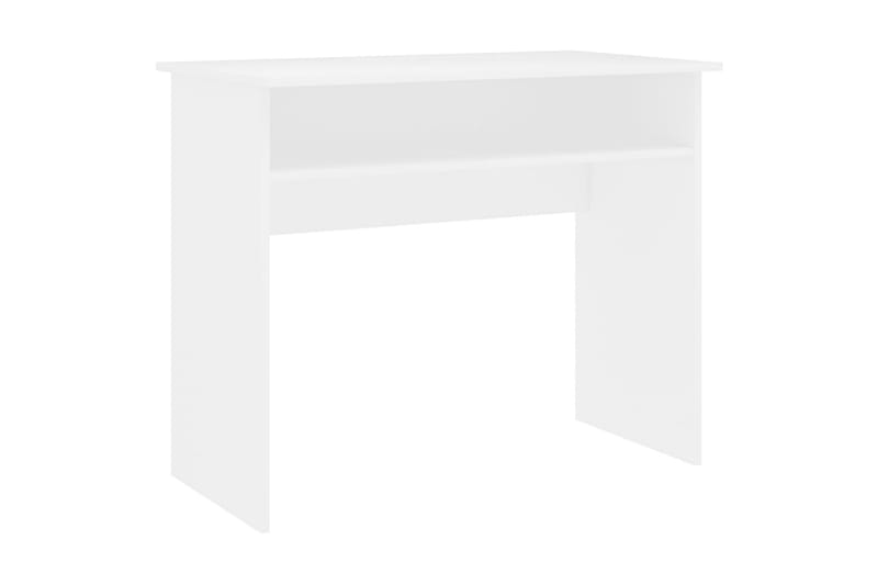 Skrivbord vit 90x50x74 cm spånskiva - Vit - Möbler - Hemmakontor - Skrivbord