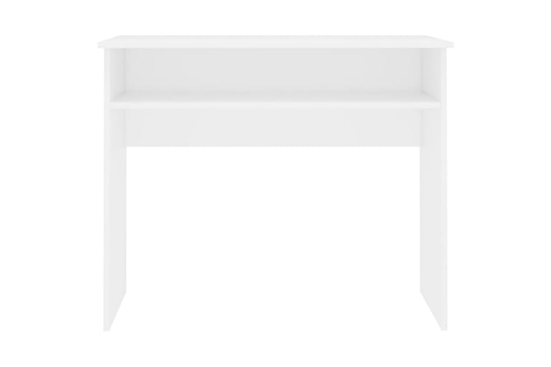Skrivbord vit 90x50x74 cm spånskiva - Vit - Skrivbord - Bord