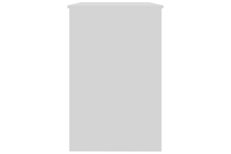Skrivbord vit högglans 100x50x76 cm spånskiva - Vit - Möbler - Hemmakontor - Skrivbord