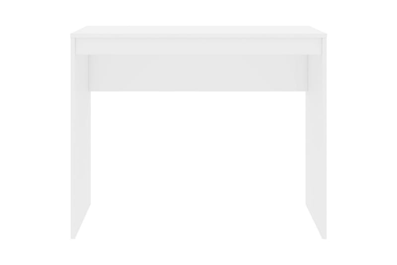 Skrivbord vit högglans 90x40x72 cm spånskiva - Vit högglans - Möbler - Hemmakontor - Skrivbord