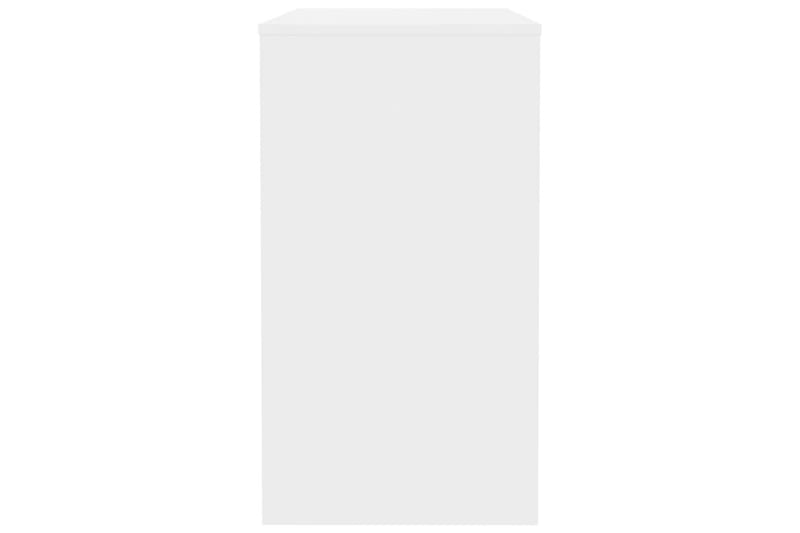 Skrivbord vit högglans 90x40x72 cm spånskiva - Vit högglans - Möbler - Hemmakontor - Skrivbord