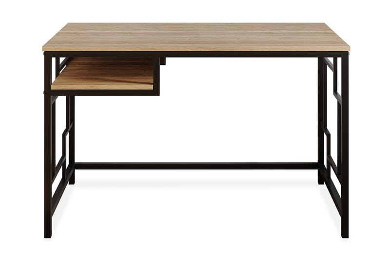 SLOTTSBRINKEN Skrivbord 120 cm med Förvaring Hylla Svart - Skrivbord - Bord