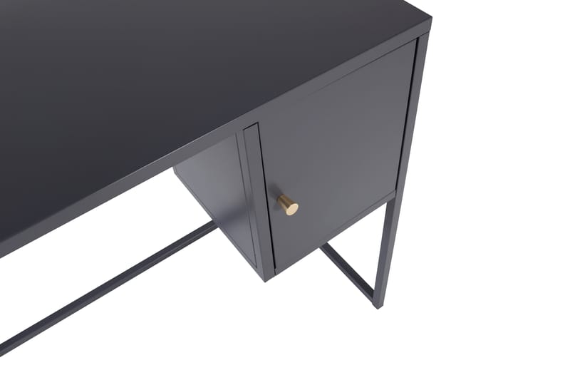 SPONSE Skrivbord 95 cm med Förvaring Skåp Ljusgrå - Skrivbord - Bord