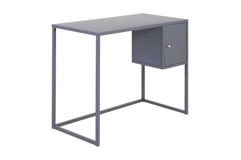 SPONSE Skrivbord 95 cm med Förvaring Skåp Ljusgrå - Skrivbord - Bord