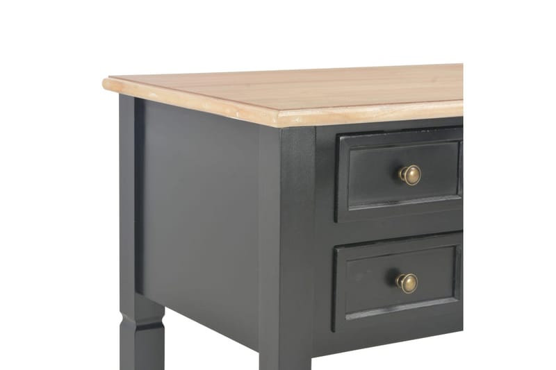 Skrivbord svart 109,5x45x77,5 cm trä - Svart - Bord - Skrivbord