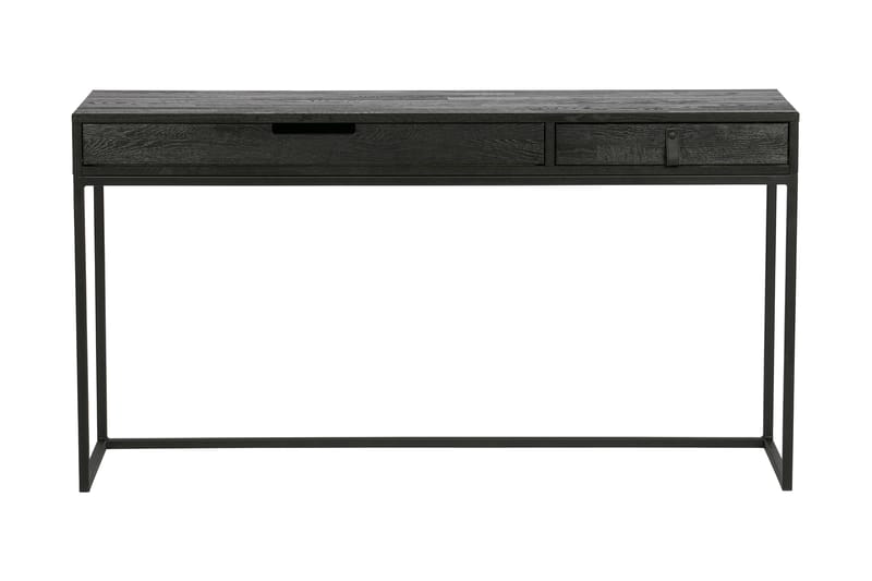 TASE Skrivbord 140 cm med Förvaring Lådor Ek/Svart - Skrivbord - Bord