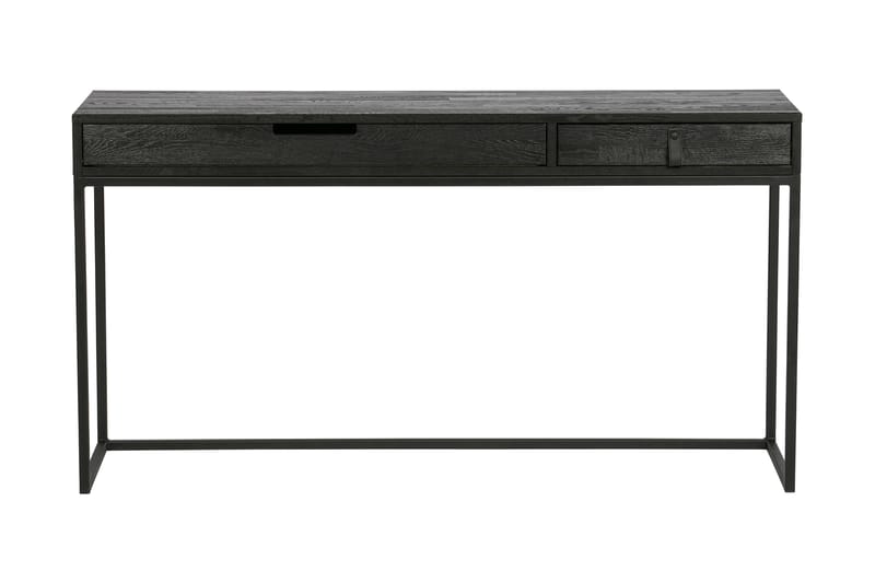 TASE Skrivbord 140 cm med Förvaring Lådor Ek/Svart - Möbler - Hemmakontor - Skrivbord