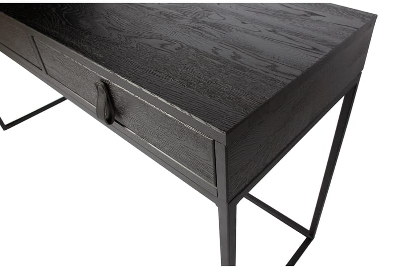 TASE Skrivbord 140 cm med Förvaring Lådor Ek/Svart - Möbler - Hemmakontor - Skrivbord