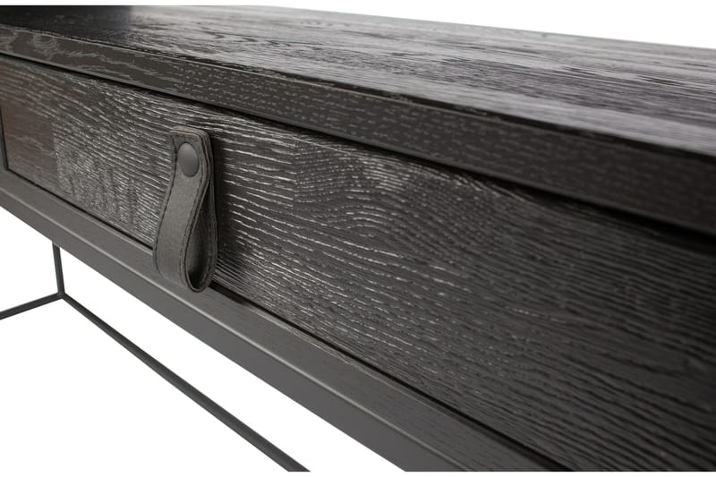 TASE Skrivbord 140 cm med Förvaring Lådor Ek/Svart - Möbler - Hemmakontor - Skrivbord