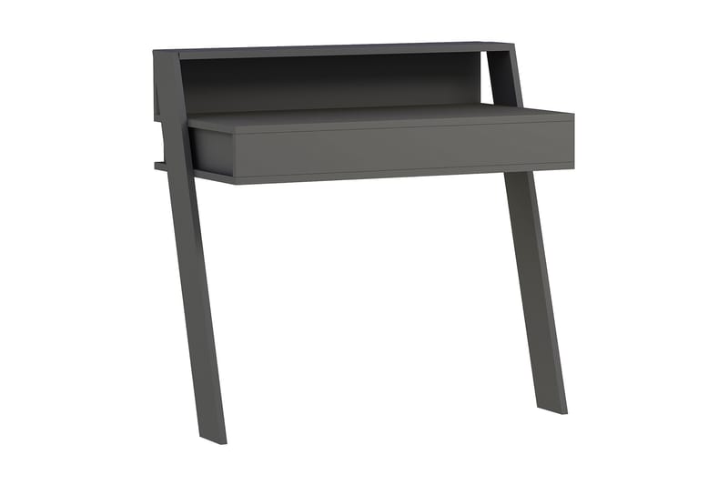 TENSTA Skrivbord 94 cm med Förvaring Låda + Hylla Grå - Bord - Skrivbord