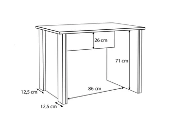 Torelles Skrivbord 103 cm - Brun/Grå - Möbler - Hemmakontor - Skrivbord