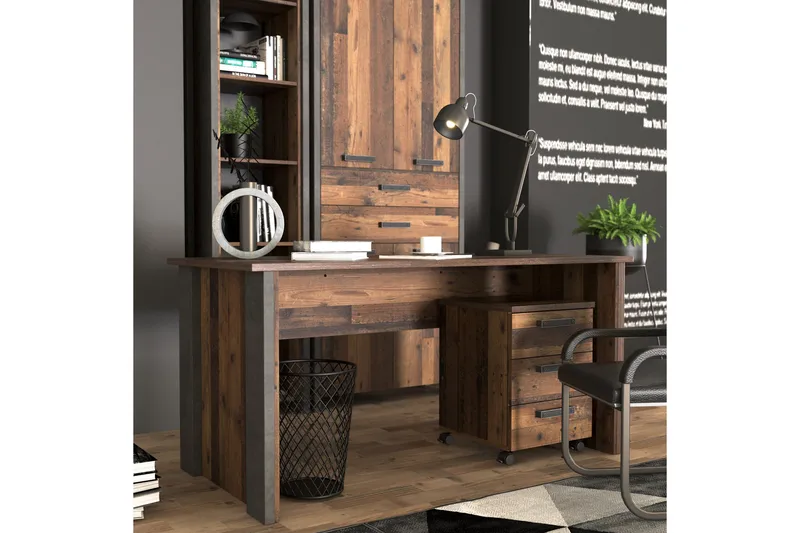 Torelles Skrivbord 153 cm - Brun/Grå - Möbler - Hemmakontor - Skrivbord