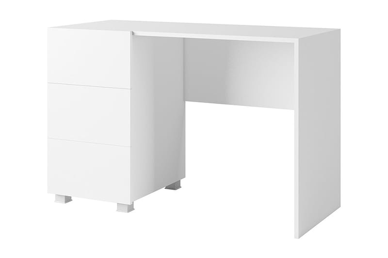 TRACEY Skrivbord 110 cm med Förvaring Vit - Vit - Möbler - Hemmakontor - Skrivbord