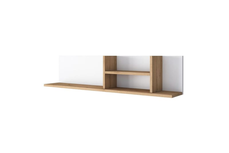 Skrivbord Traven Valnöt / Vit - Vit - Möbler - Hemmakontor - Skrivbord