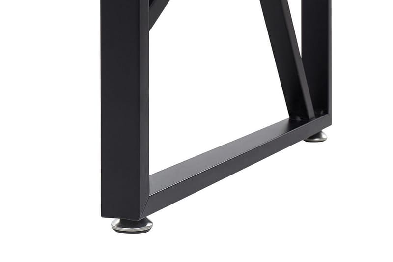 TWYFORD Skrivbord 120 cm Mörkt Trä/Svart - Möbler - Hemmakontor - Skrivbord