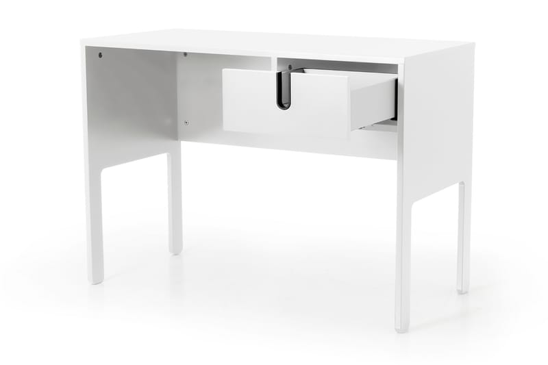UNO Skrivbord 105 cm med Förvaring Låda Vit - Möbler - Hemmakontor - Skrivbord