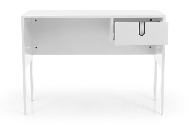 UNO Skrivbord 105 cm med Förvaring Låda Vit - Möbler - Hemmakontor - Skrivbord