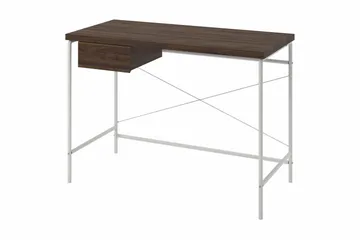 Webster Skrivbord 107 cm med Förvaring Låda Valnötsbrun - Novogratz - Möbler - Hemmakontor - Skrivbord