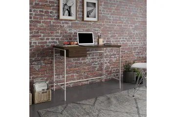 Webster Skrivbord 107 cm med Förvaring Låda Valnötsbrun - Novogratz - Möbler - Hemmakontor - Skrivbord