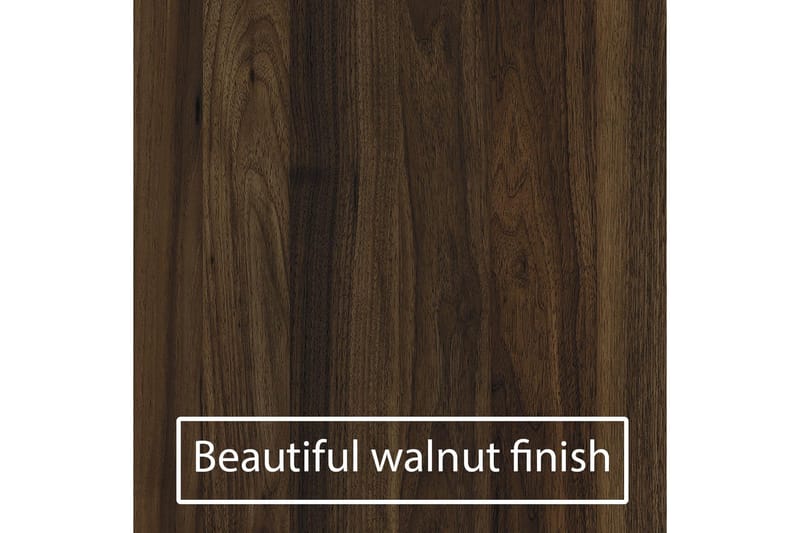 Webster Skrivbord 107 cm med Förvaring Låda Valnötsbrun - Novogratz - Möbler - Hemmakontor - Skrivbord