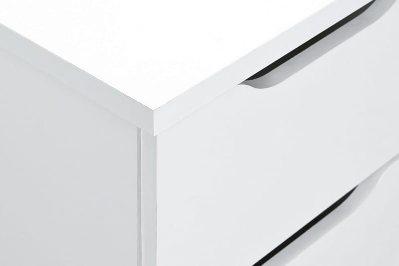 WESTPHALEN Skrivbord 115 cm med Förvaring Låda + Skåp Vit - Möbler - Hemmakontor - Skrivbord