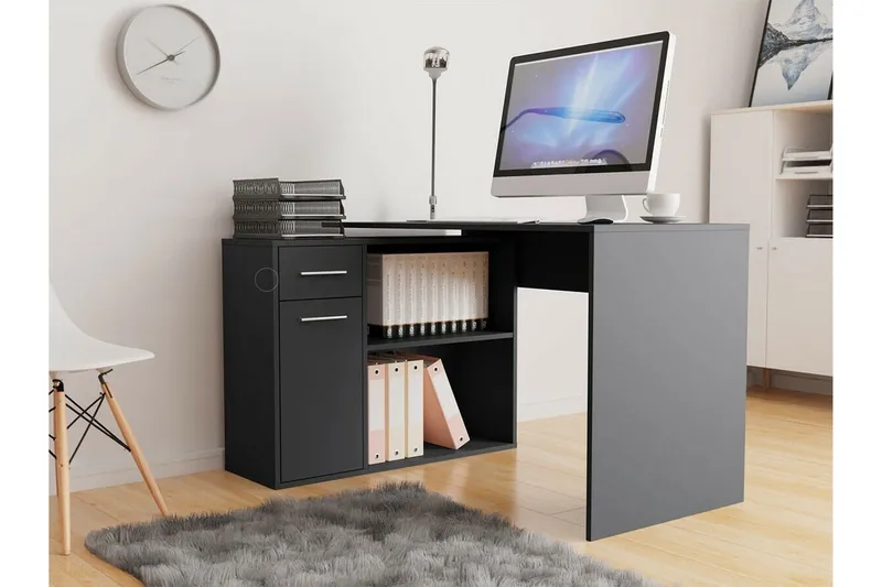 Wickston Skrivbord 120 cm Anthracite - Möbler - Hemmakontor - Skrivbord