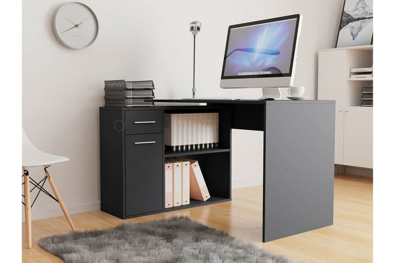 Wickston Skrivbord 120 cm Anthracite - Möbler - Hemmakontor - Skrivbord